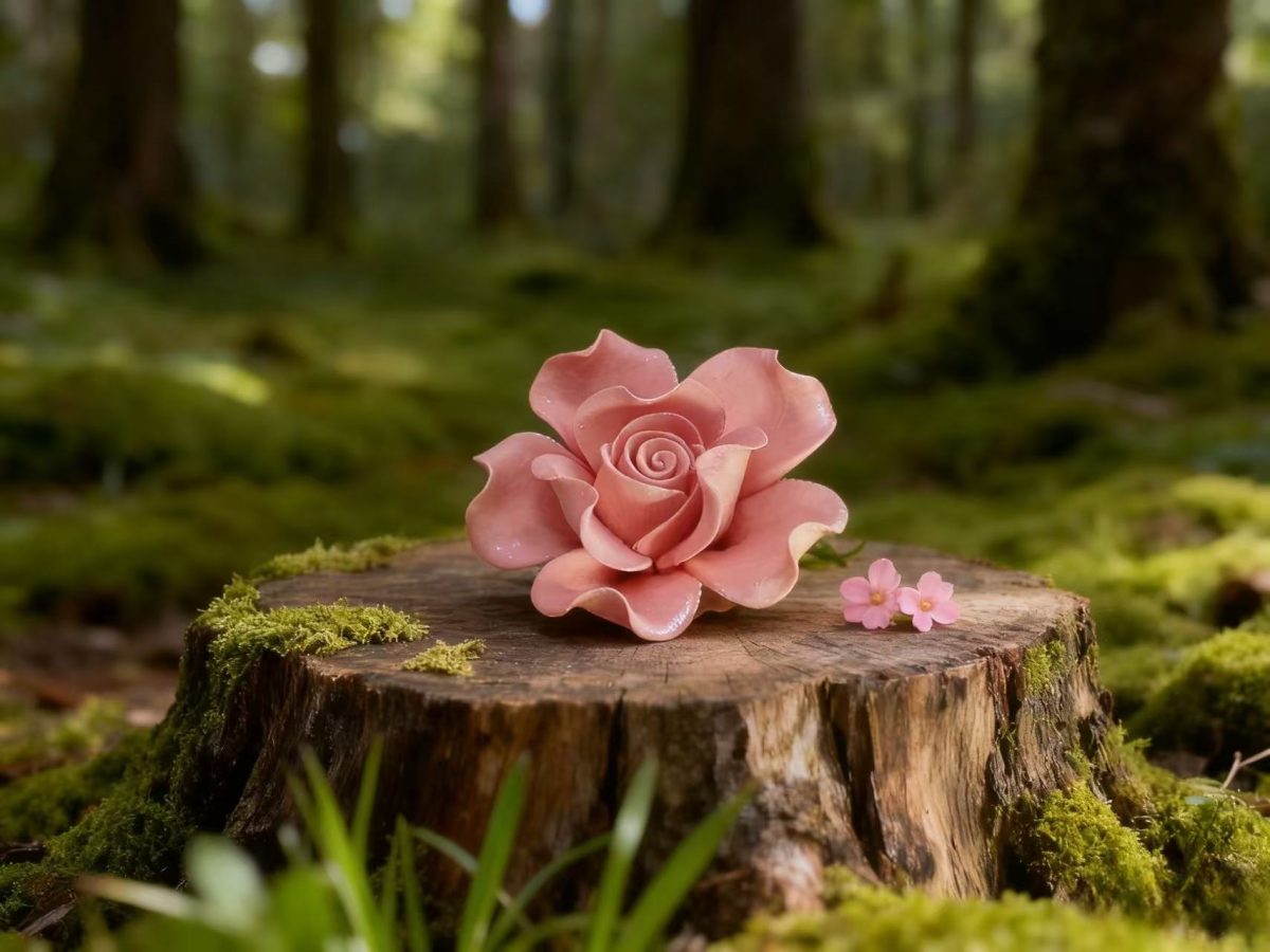 5bc4fea2b664d69a52c737f215989543 Неглазурованная керамическая роза