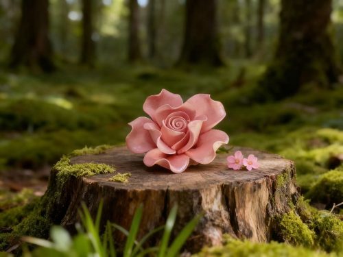 5bc4fea2b664d69a52c737f215989543 Неглазурованная керамическая роза