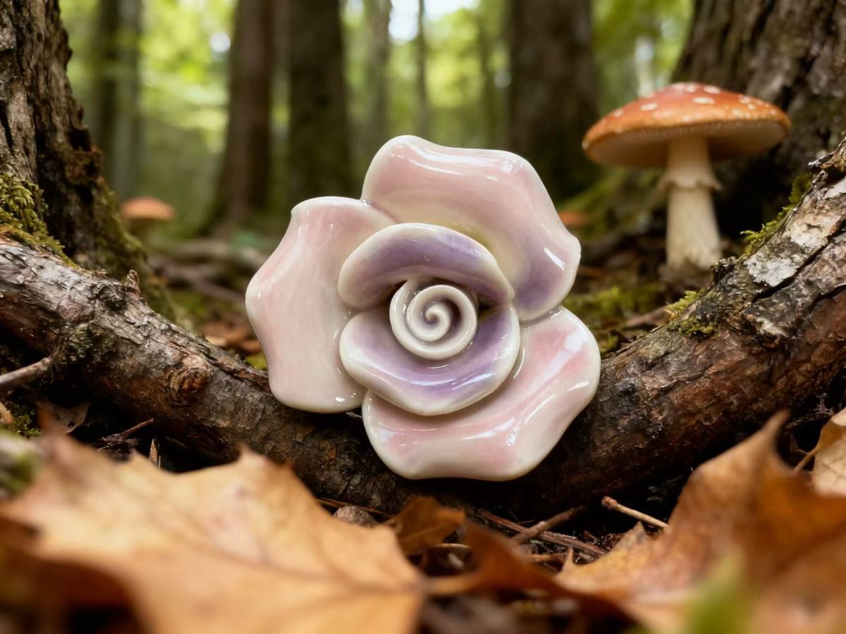 d953326e73760abbaa3bbb51d818e085 Керамический цветок - роза