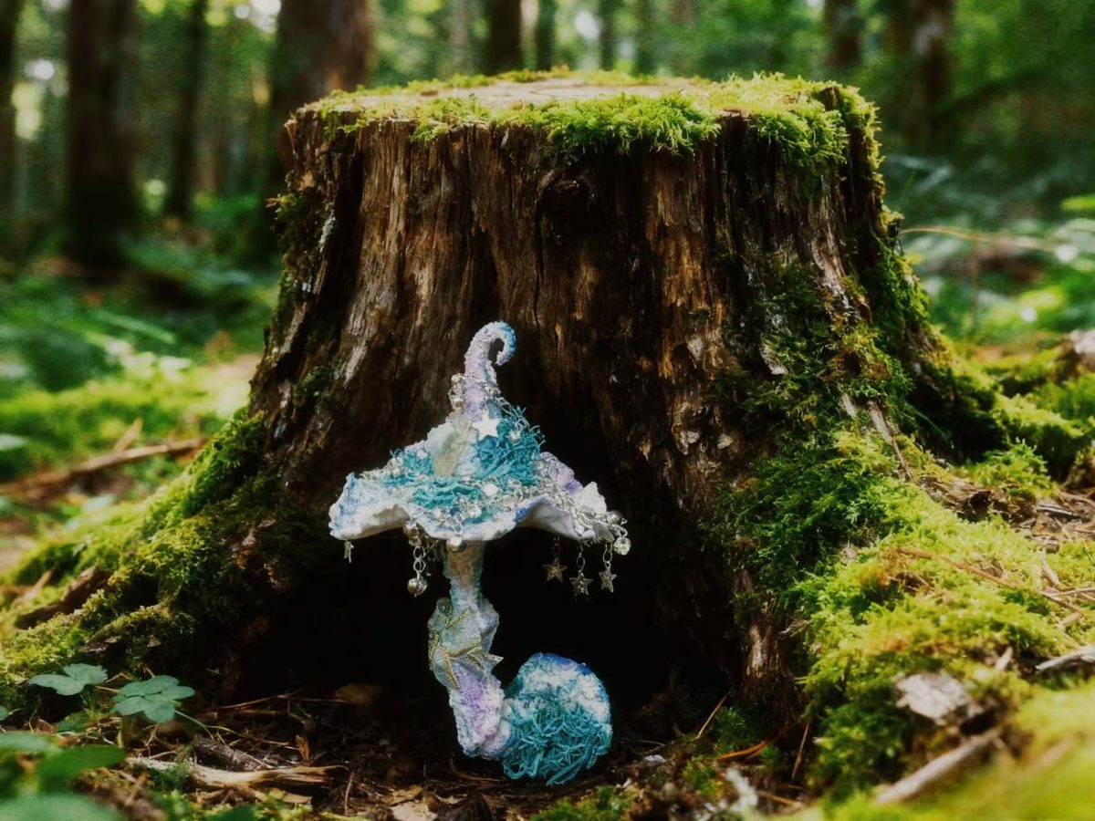 e9dc34521aba992631786d3d3b9e6777 Магнит на холодильник в виде остроконечного гриба на цепочке