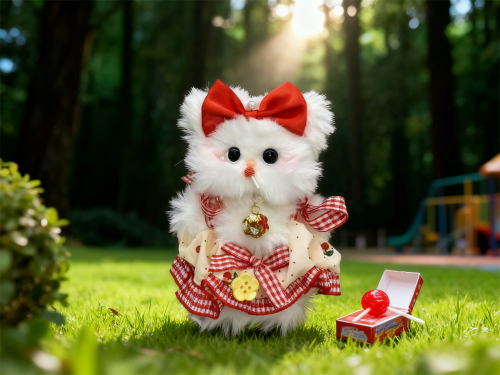 大狗4 Котёнок с конфетами из пушистых синельных стеблей